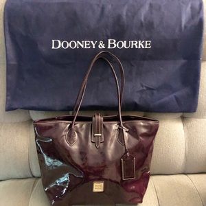 Dooney & Bourke Cindy Tote purple patent leather